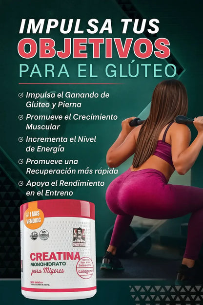 Creatina Monohidratada para mujeres