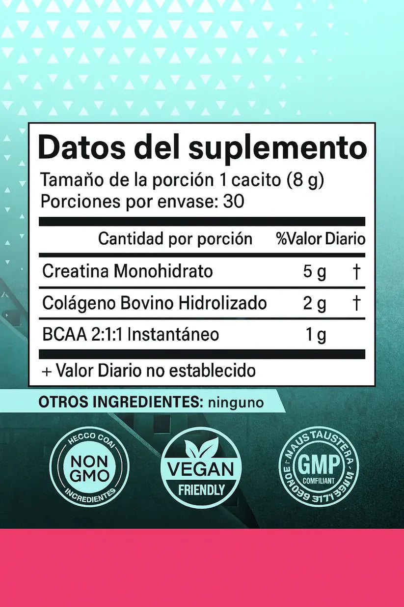 Creatina Monohidratada para mujeres